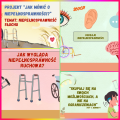 Realizacja projektu "Jak mówić o niepełnosprawności" w klasie 1e, 